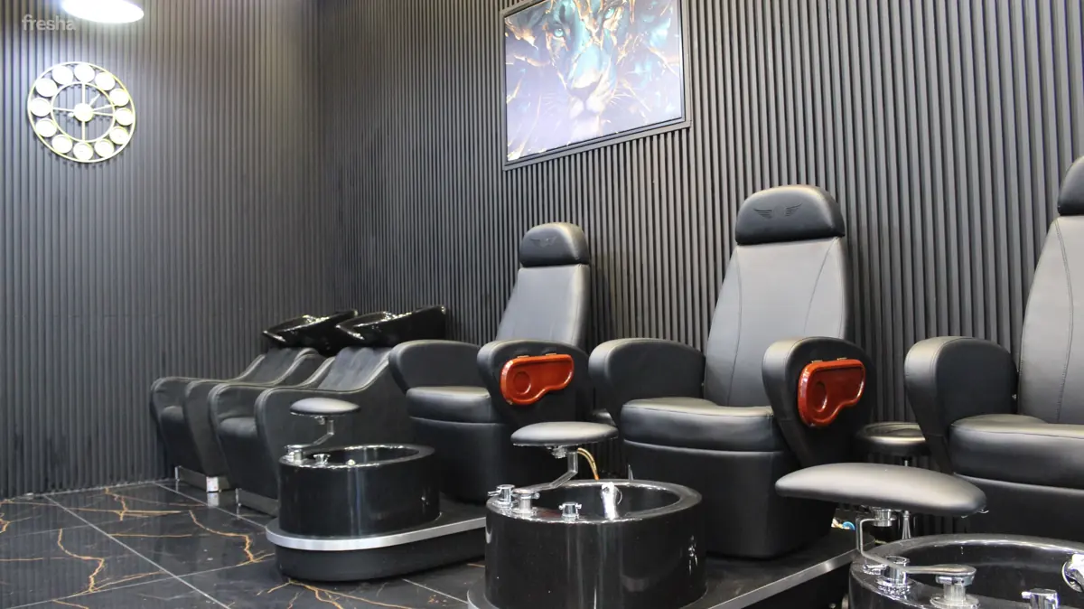 Nail care seating area